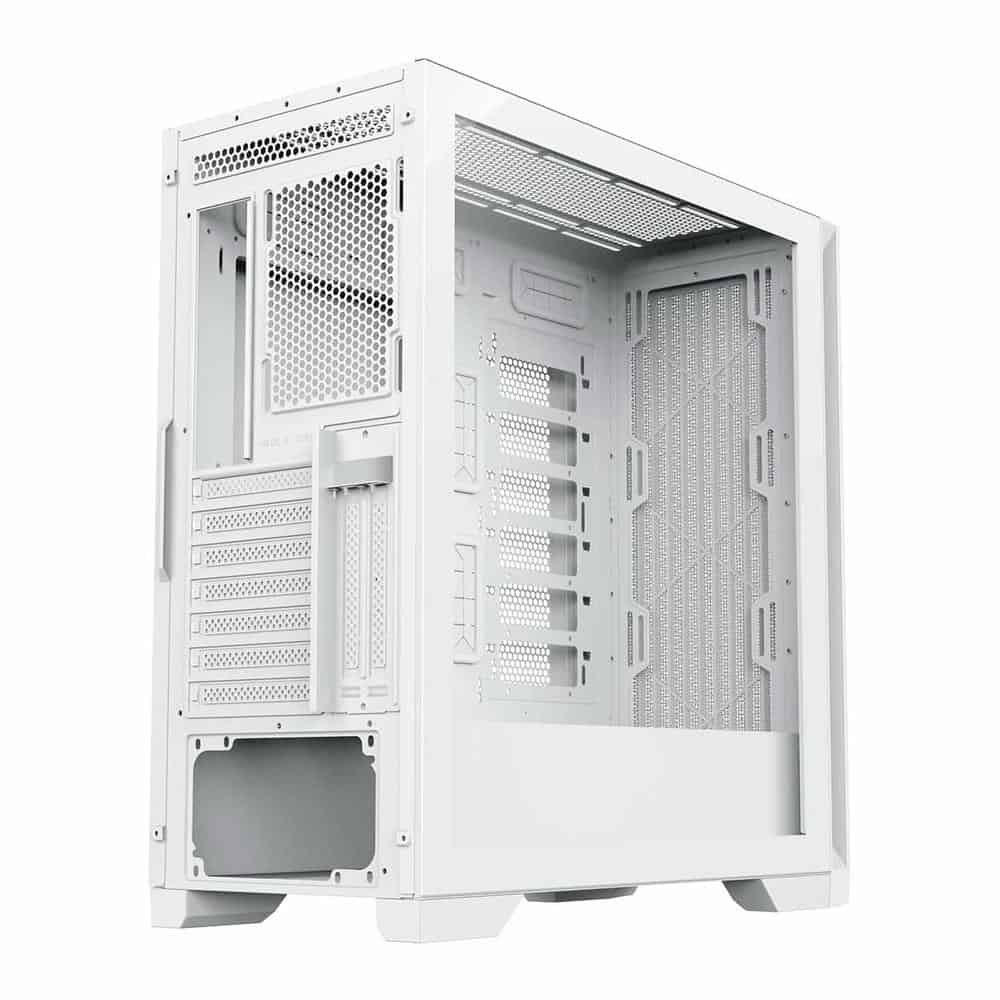 (image for) CiT Pro Creator XE White Mid-Tower E-ATX PC Gaming Case